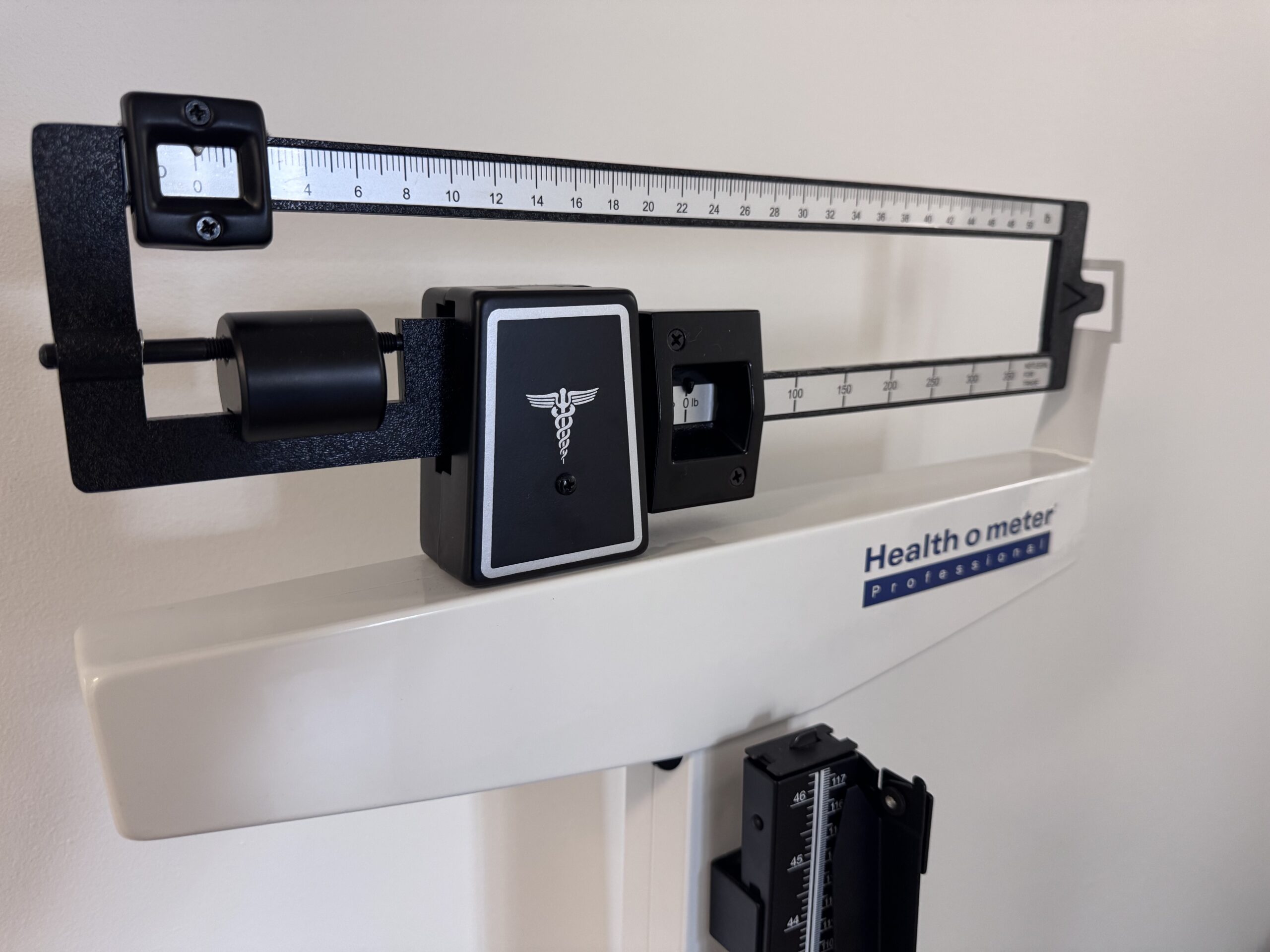 professional scale for weight and height measurement