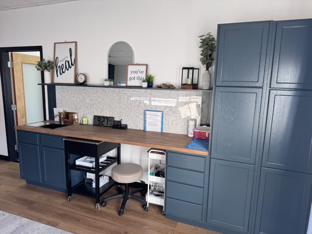 photo of IV room with decor